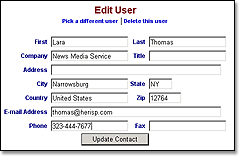 Edit Contact