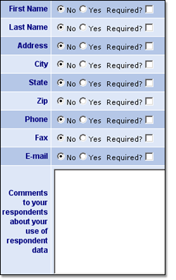Respondent Data