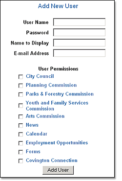 Add new user