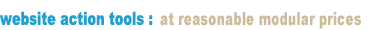 Website Action Tools at reasonable modular prices