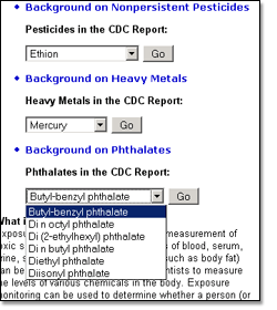 Toxic Exposure chemical reports